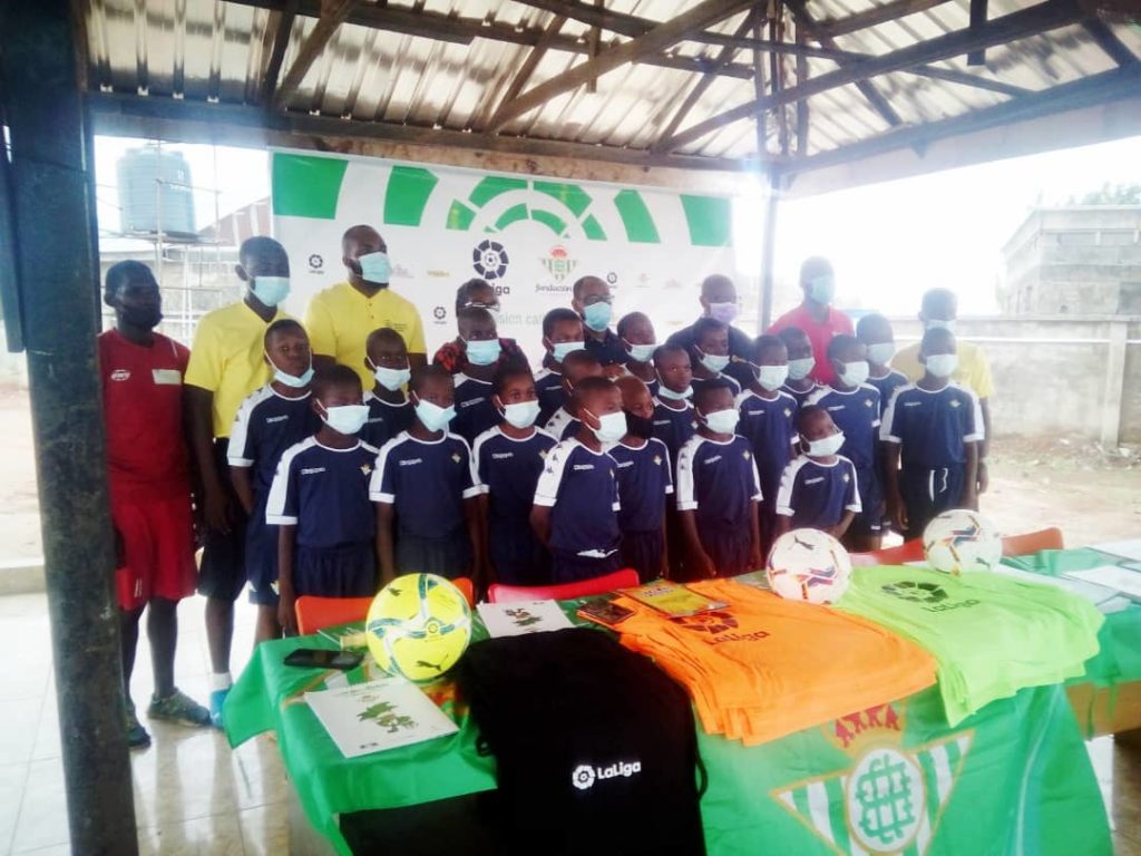 Real Betis partners Daraya Sports, Safe Haven Football Academy to train 100 Nigerian kids