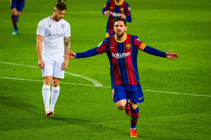 Watch legends hail Messi as he equals most appearances for Barcelona (video)