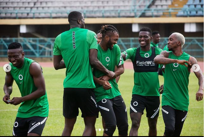 Check out the latest pictures from the Super Eagles training session