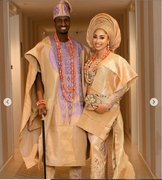 Super Eagles forward Peter Olayinka gets married, see photos