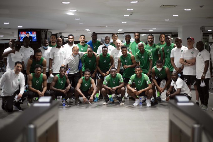 See photos of 23 Super Eagles in camp after gym session