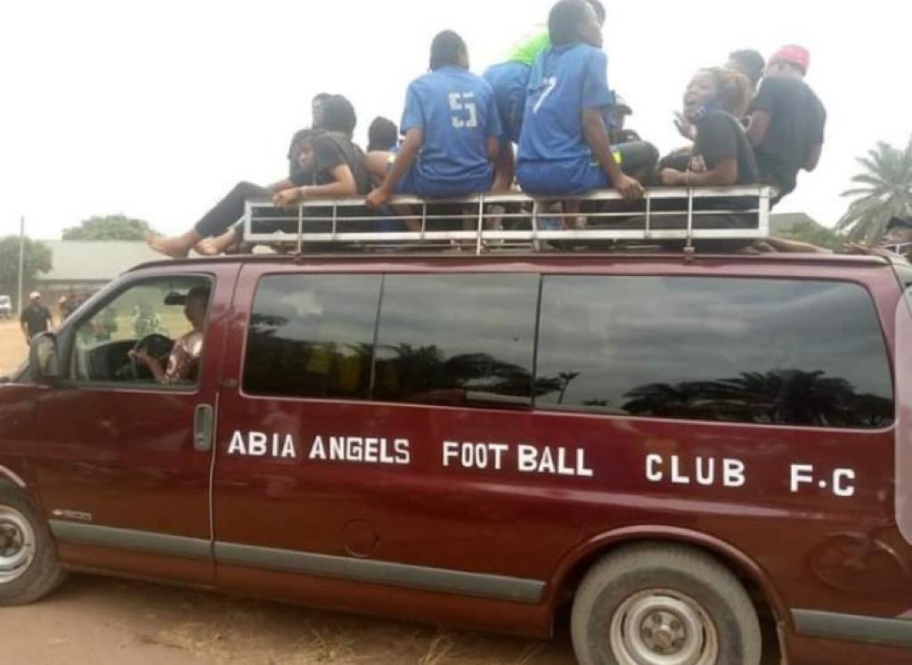 See how Nigerian women footballers are transported like cattle (Plus photo)