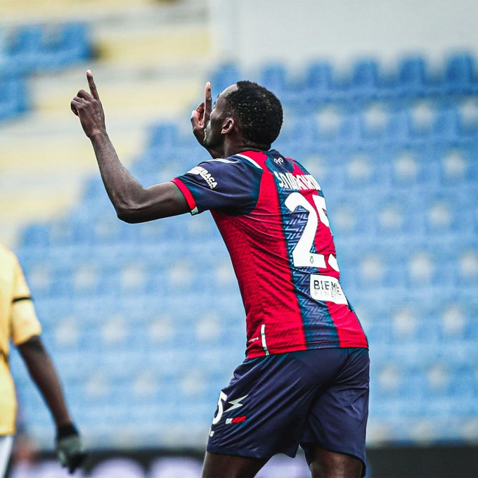 Simy Nwankwo equals Yabuku Aiyegbeni’s record as he bags his 17th league goal of the season! Video👇