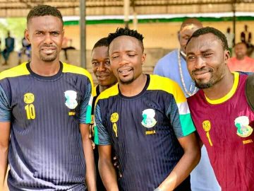In Pictures: Ahmed Musa’s first training session with Kano Pillars