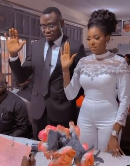 Nollywood actress and producer, Abiola Adebayo gets married