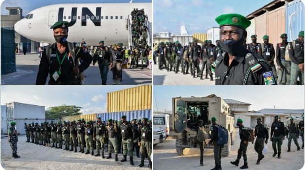 144 Police officers from Nigeria arrive Somalia for support (photos)