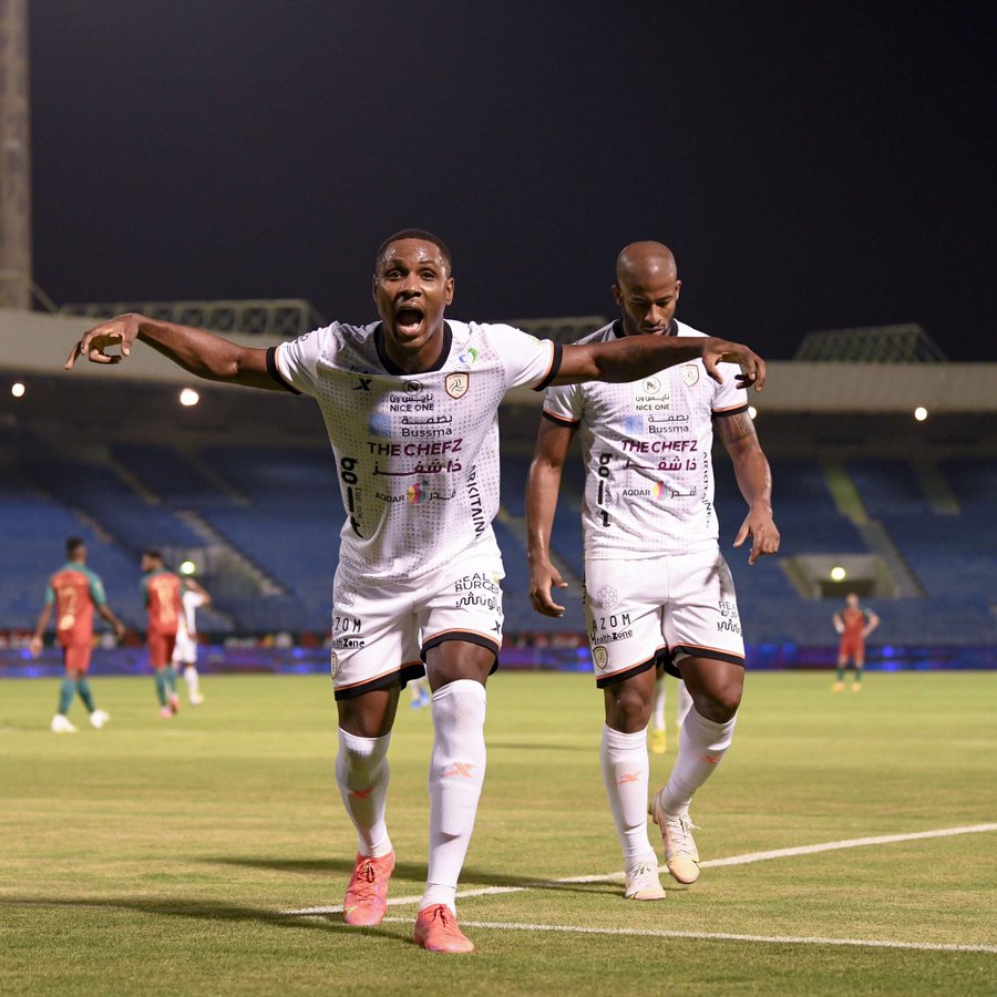 Odion Ighalo on target in Al Shabab’s seven goals thriller! Video