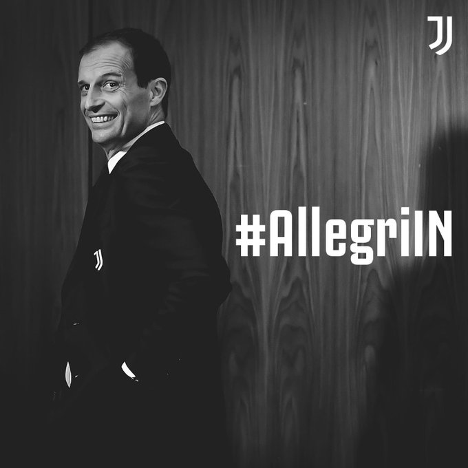 Massimiliano Allegri returns to Juventus after Pirlo’s departure