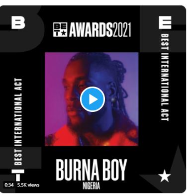 Nigerian musicians Wizkid, Burna Boy nominated for BET award (video)