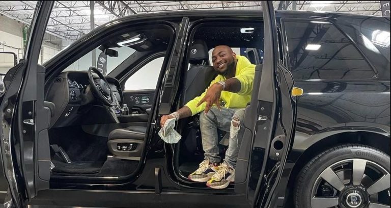 Davido shows off newly acquired N183M Rolls Royce Cullinan