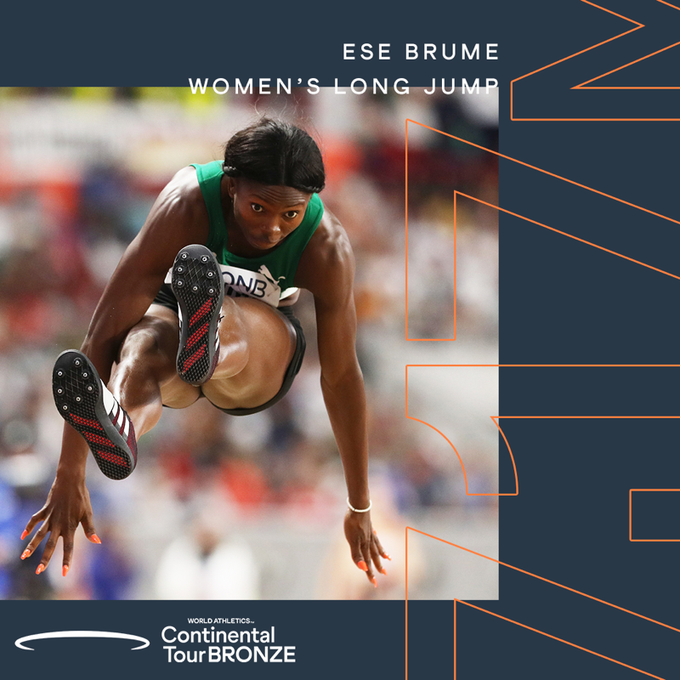 Ese Brume breaks Chioma Ajunwa’s African long jump record