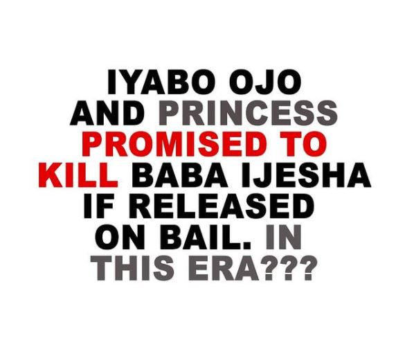 Yomi Fabiyi reveals Iyabo Ojo and Princess have threatened to kill Baba Ijesha
