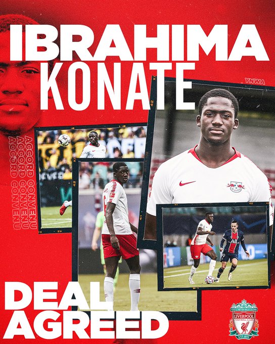 Liverpool sign Ibrahima Konate from RB Leipzig