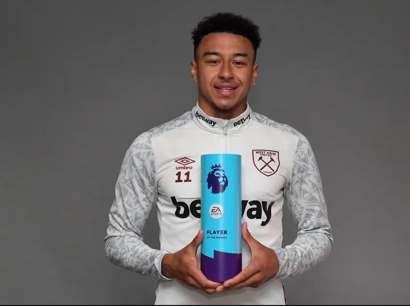 Lingard dethrones Iheanacho as Premier League Player of the Month