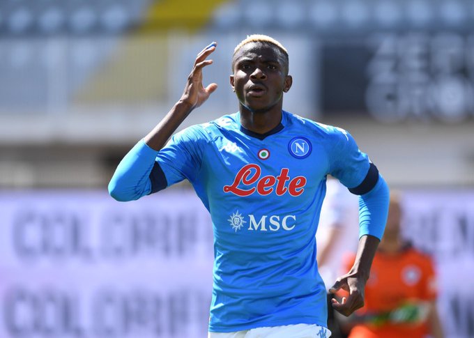2 goals 1 assist for Victor Osimhen as Napoli beat Spezia