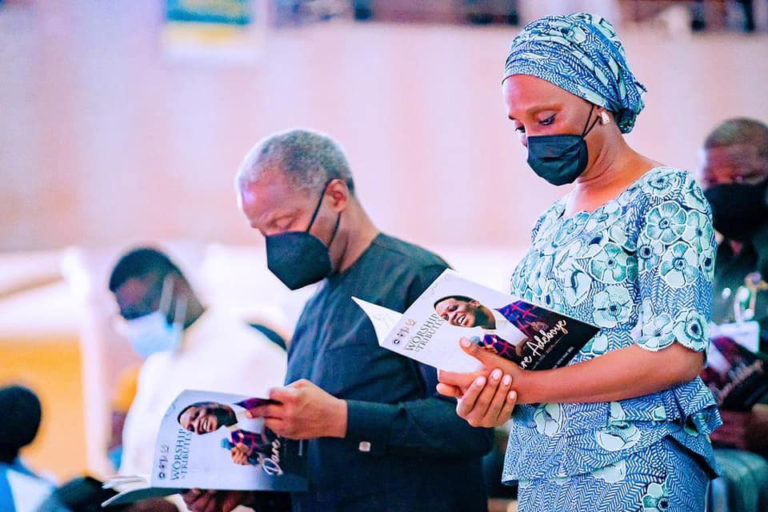 Vice President Osinbajo in attendance at worship and tribute for Pastor Dare Adeboye (photos)