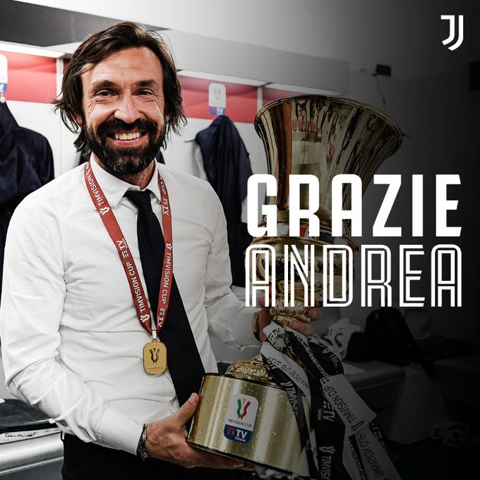 Breaking: Andrea Pirlo sacked by Juventus