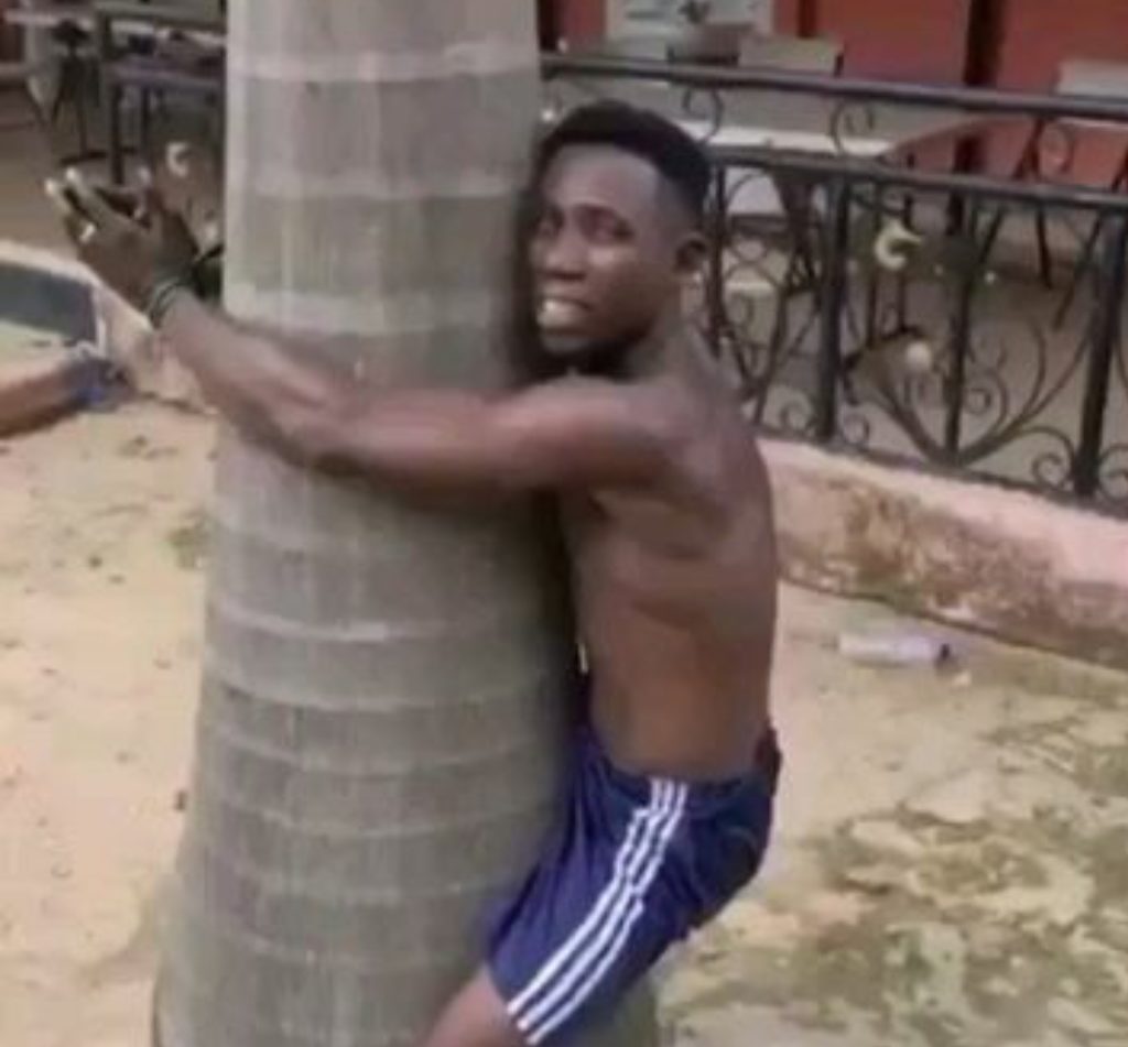 Anambra man flogged in public for beating up his mother! Video👇