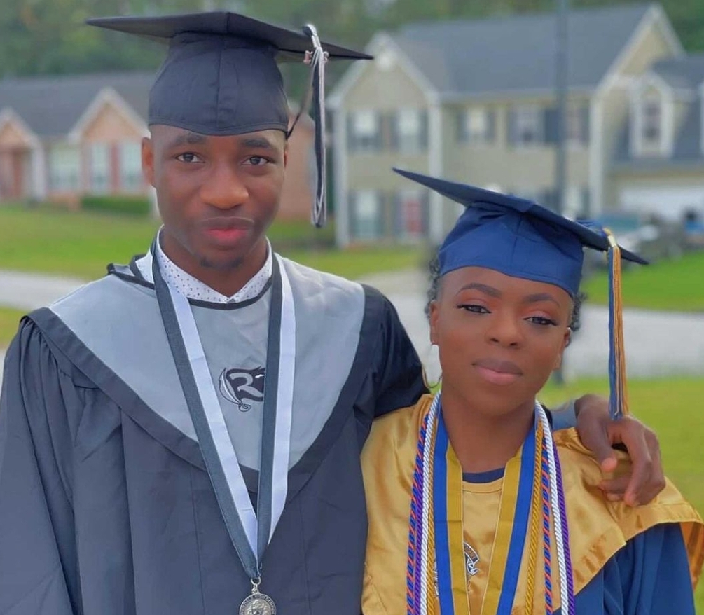 See pictures as MC Oluomo’s children graduate from Georgia high school!