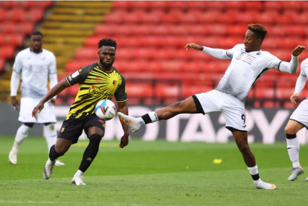 Nigerian striker Isaac Success on target for Watford in final Championship game