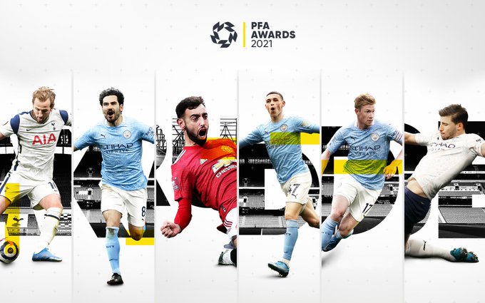 Kane, Dias lead nominees for the PFA Men’s Players’ Player of the Year award