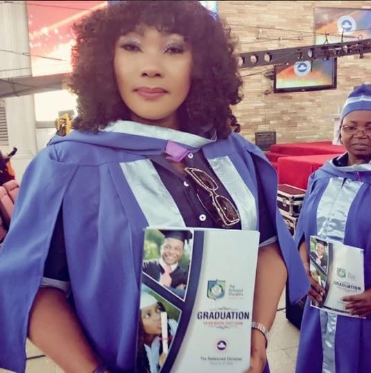 Nollywood Actress, Eucharia Anunobi bags Ph.D degree! Video