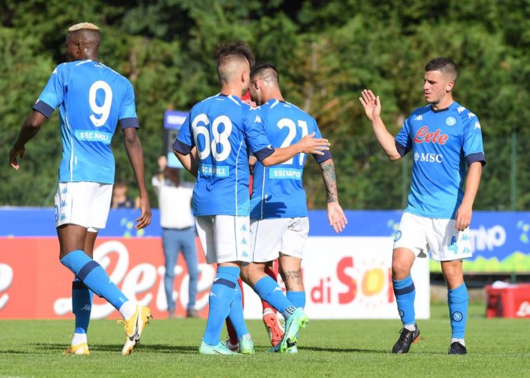Victor Osimhen scores four goals in Napoli’s 12 nil pre-season win!