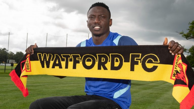 Official! Watford confirms the signing of Super Eagles midfielder, Oghenekaro Etebo!