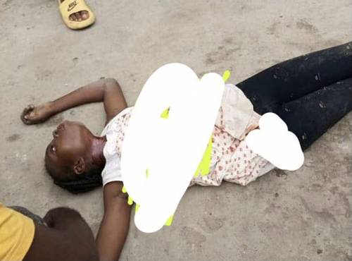 Tragic: 14-year-old girl killed by stray bullet during Yoruba Nation Rally! Picture👇(Viewers discretion advised)
