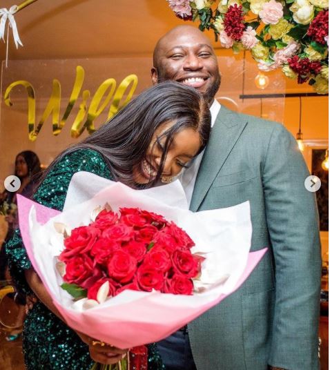 Nollywood actress Inidinma Okojie gets engaged (photos)