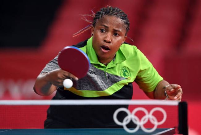 Edem Offiong victorious in round 1 of women’s table tennis singles at Tokyo 2020