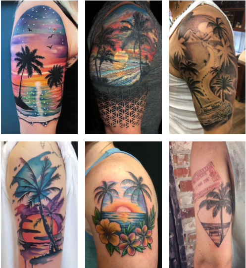 50 Unique Palm Tree Tattoos You'll Need To See (photos) - Naija Super Fans