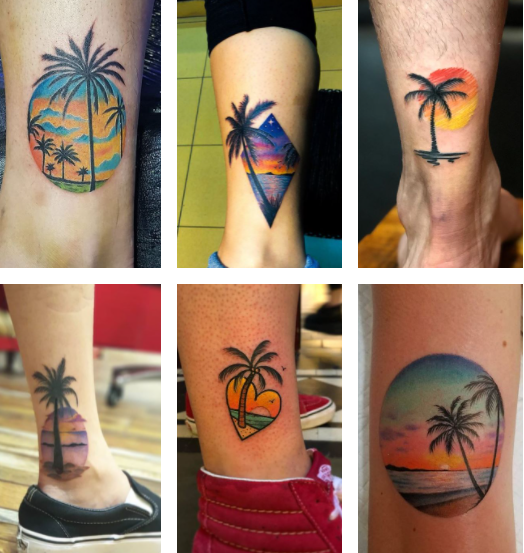 50 Unique Palm Tree Tattoos You’ll Need To See (photos) - Naija Super Fans