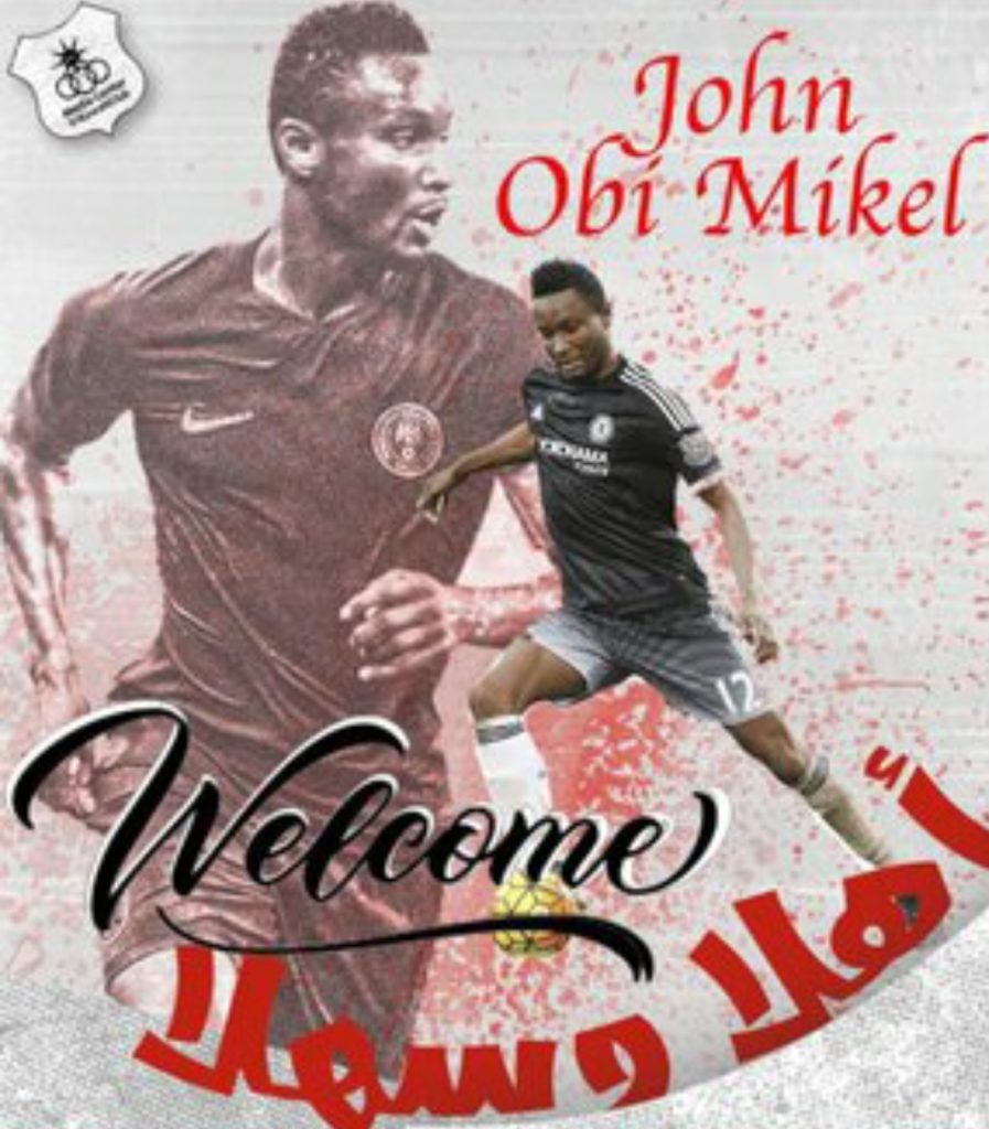 John Obi Mikel joins Al-Kuwait Sports club on a one year deal!