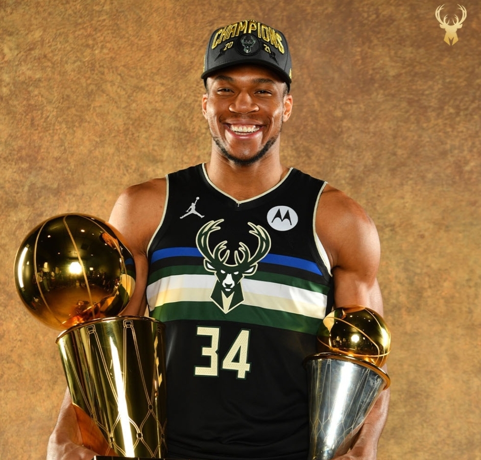 Never give up! Believe in your dreams! – Greek-Nigerian Giannis Antetokounmpo says afer helping Milwaukee Bucks win first NBA title in 50 years!