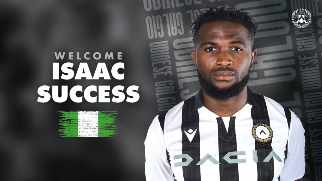 Nigerian striker Isaac Success seals move to Udinese!