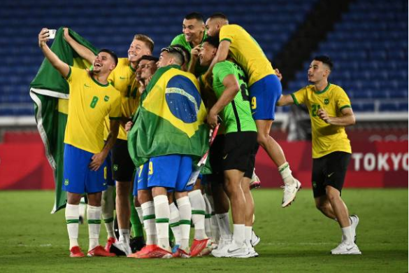 Brazil beat Spain 2-1 to win Gold in men’s football event at Tokyo 2020 Olympics