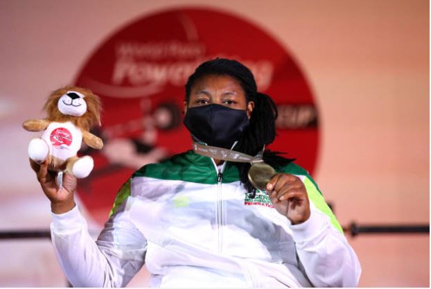 Folashade Oluwafemiayo wins gold medal with world record in powerlifting at Tokyo 2020 Paralympic Games
