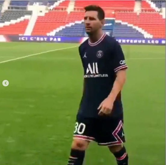 Lionel Messi to wear number 30 at PSG (photos) - Naija Super Fans
