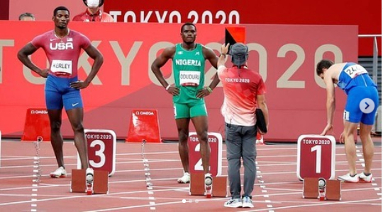 Divine Oduduru gives thanks to God for Tokyo 2020 Olympics despite false start disqualification