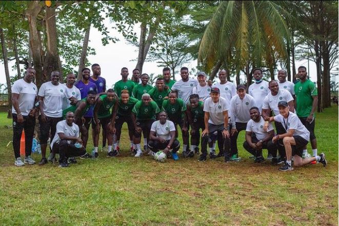 17 Super Eagles players take part in 1st training session