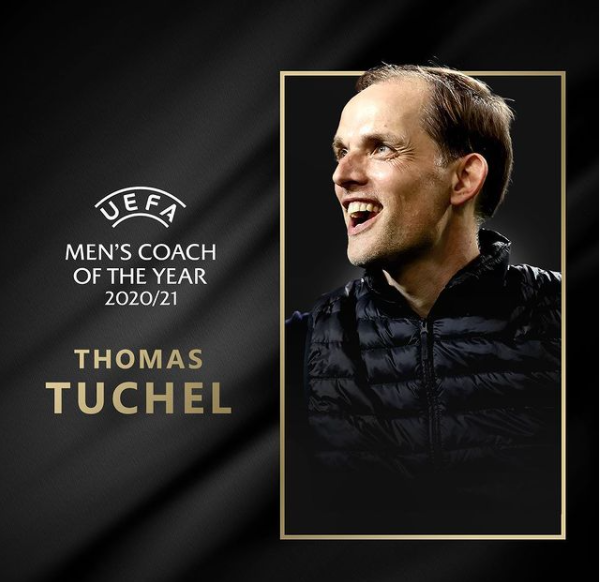 Jorginho and Tuchel win UEFA Coach and Player of the Year Awards