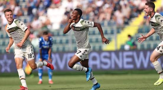See David Okereke’s goal described as “most beautiful in Europe” with highlights of Empoli vs Venezia game [Video]
