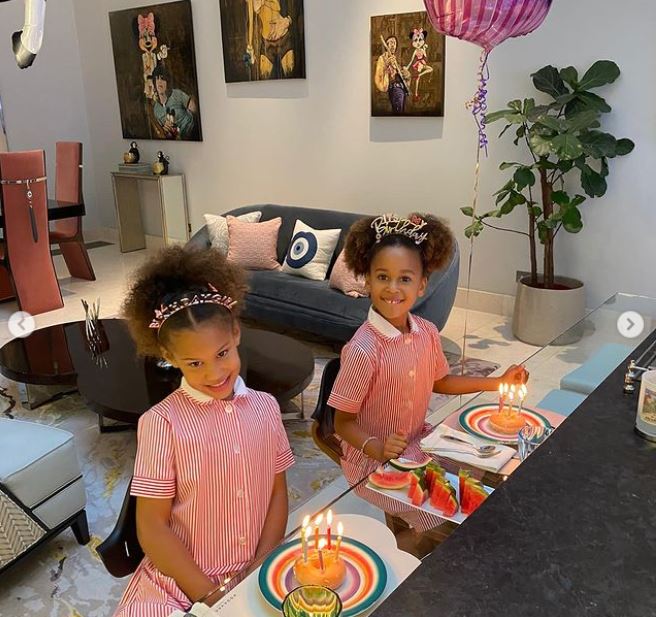 Mikel Obi’s twin daughters celebrate 6-year-old birthday (photos)