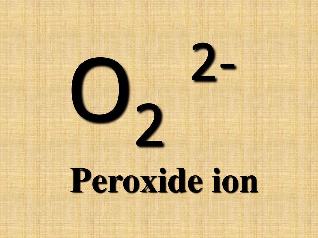 Peroxide ion: All you need to know about the chemical compound