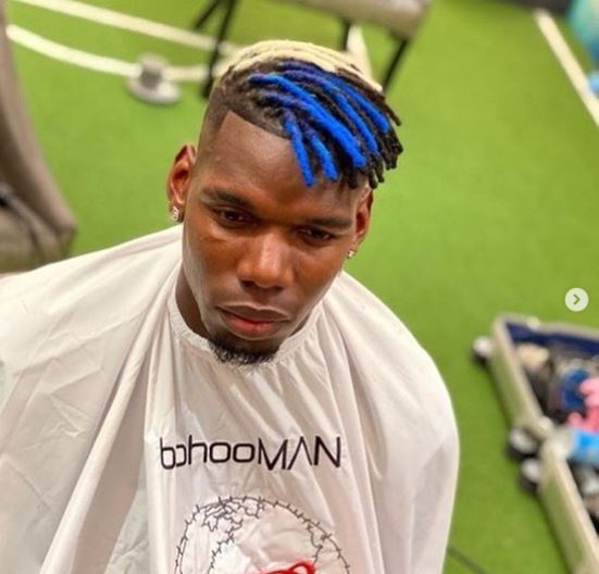 Paul Pogba shows off new hairstyle ahead of Manchester United vs Villareal (photos)