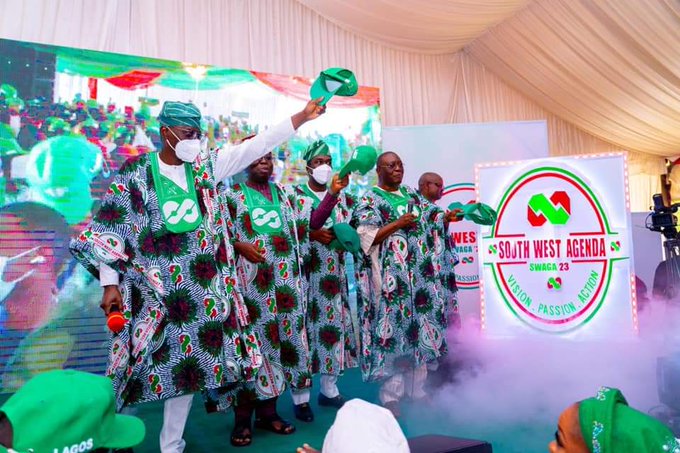 Governor Sanwo-Olu flags off SWAGA ‘23, drums support for Tinubu’s Presidential campaign!