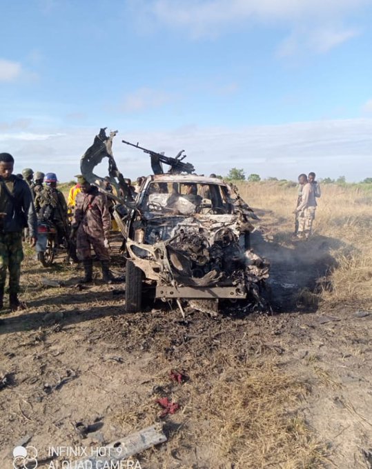 See pictures as Nigerian troops neutralize 40 ISWAP fighters in Yobe State! (Viewers discretion advised) 2
