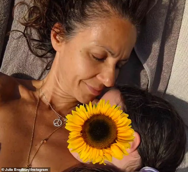 Julia Bradbury shares a sweet throwback snap of her with her daughter… after having a mastectomy