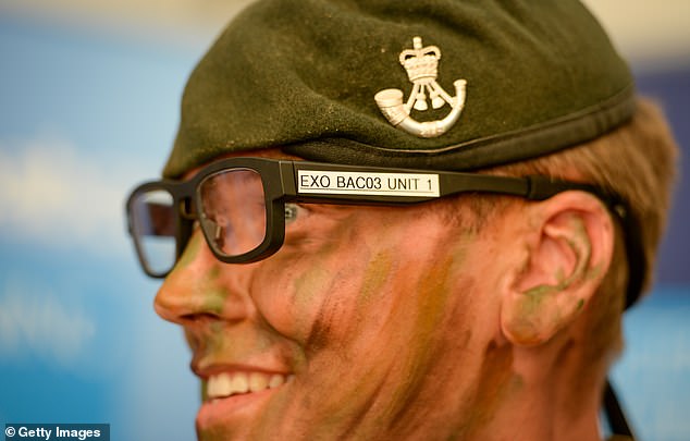 British Army trials futuristic glasses with a monitoring system to track soldiers’ eyes